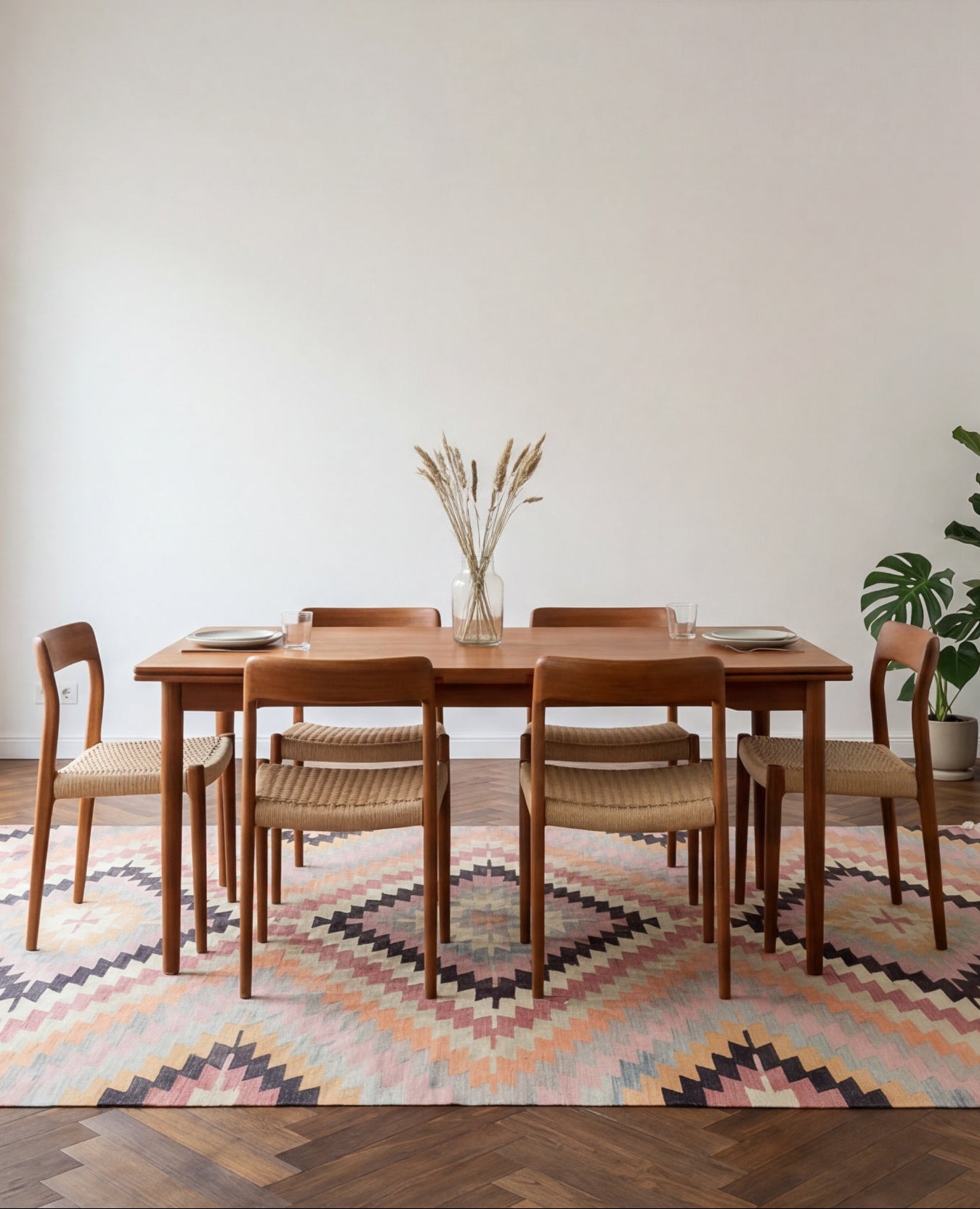 Vintage Kelim aus Denizli – handgewebter Teppich, Wolle, 332 × 205 cm. Anatolian Soul No. 82