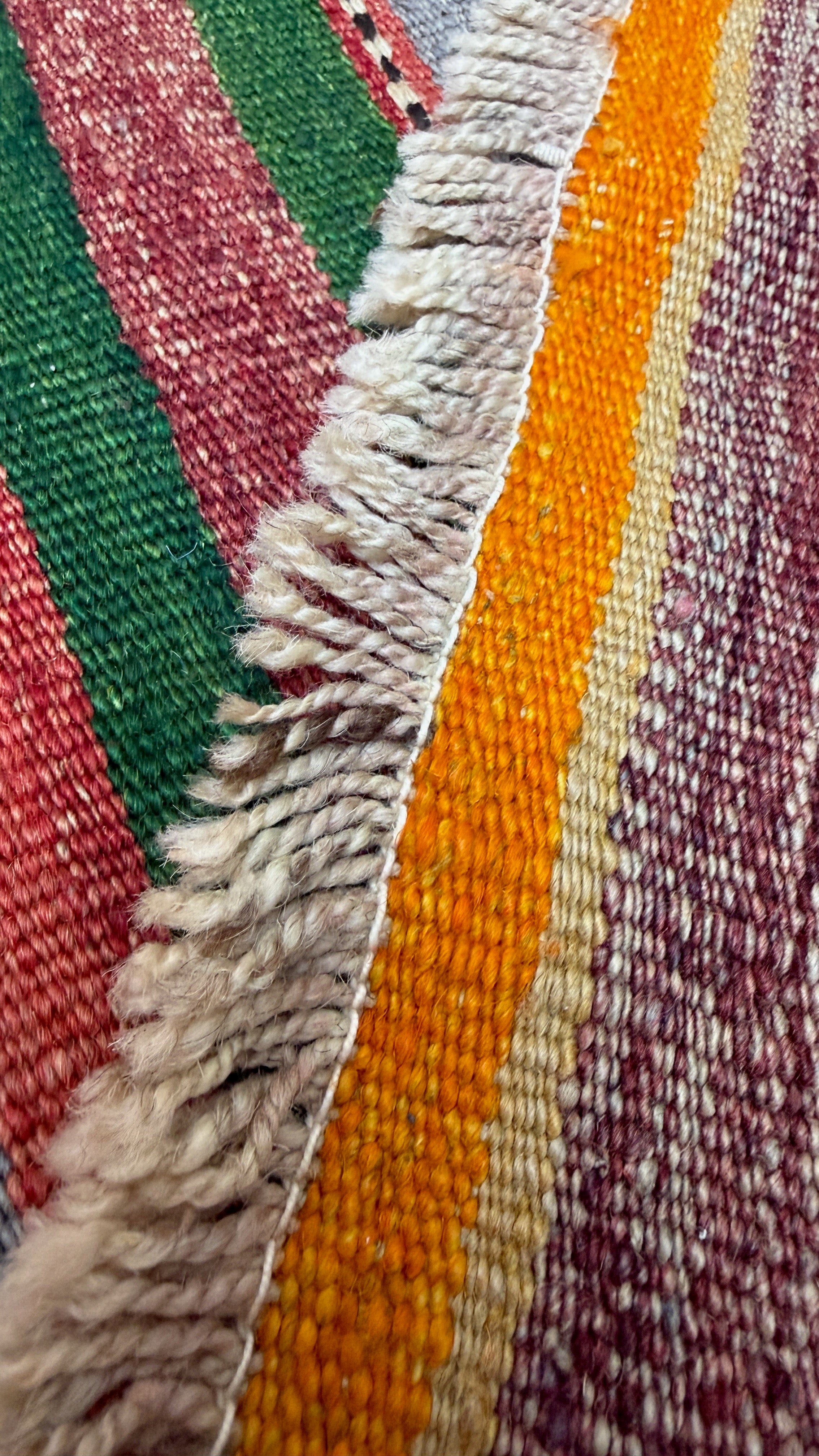 Denizli Güzeli Kelim - Handwoven - 332 x 205 cm. Vintage.