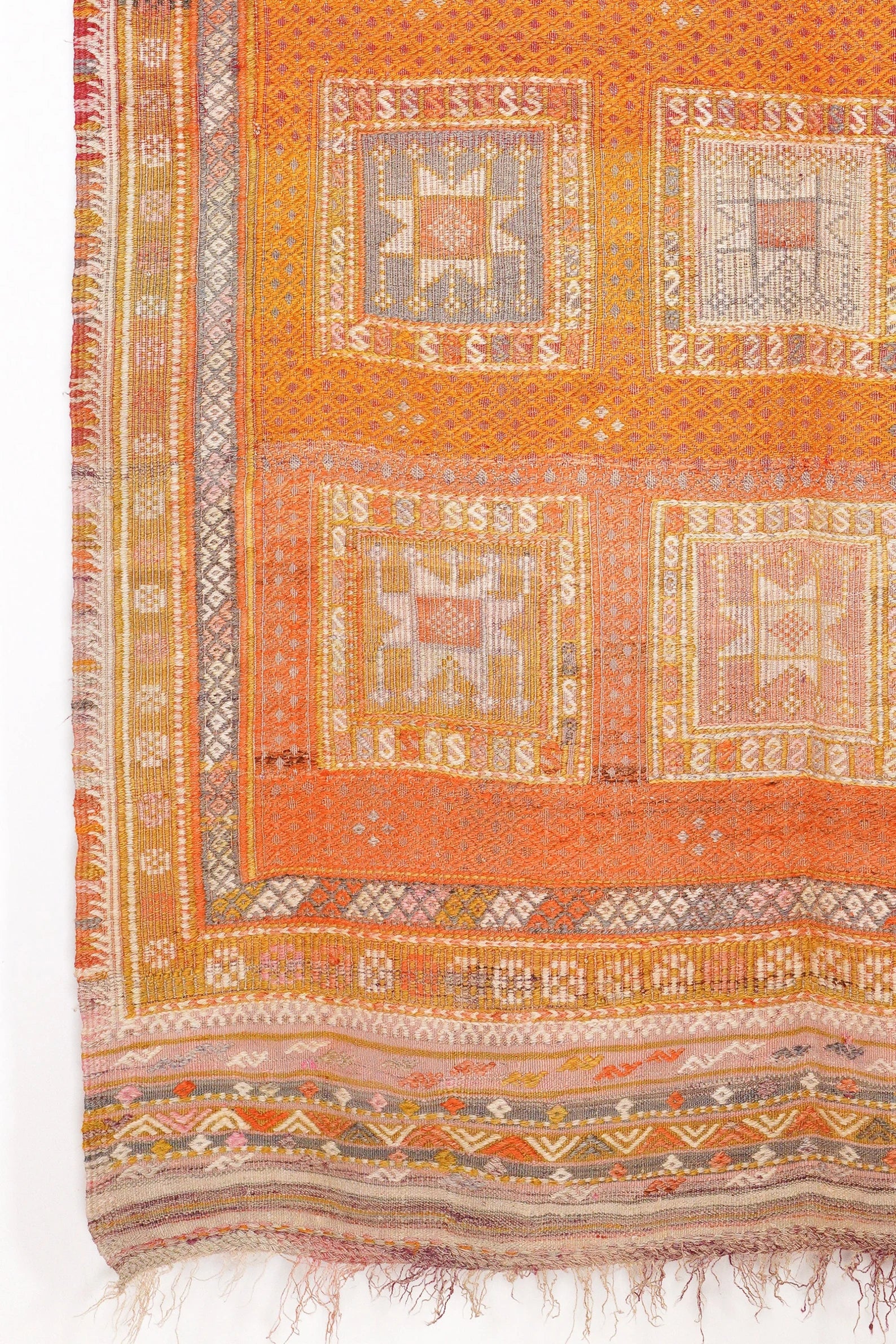 Vintage Kelim aus Westanatolien - handgewebter Teppich, 100% Wolle, 260 × 157 cm. Anatolian Soul No. 100