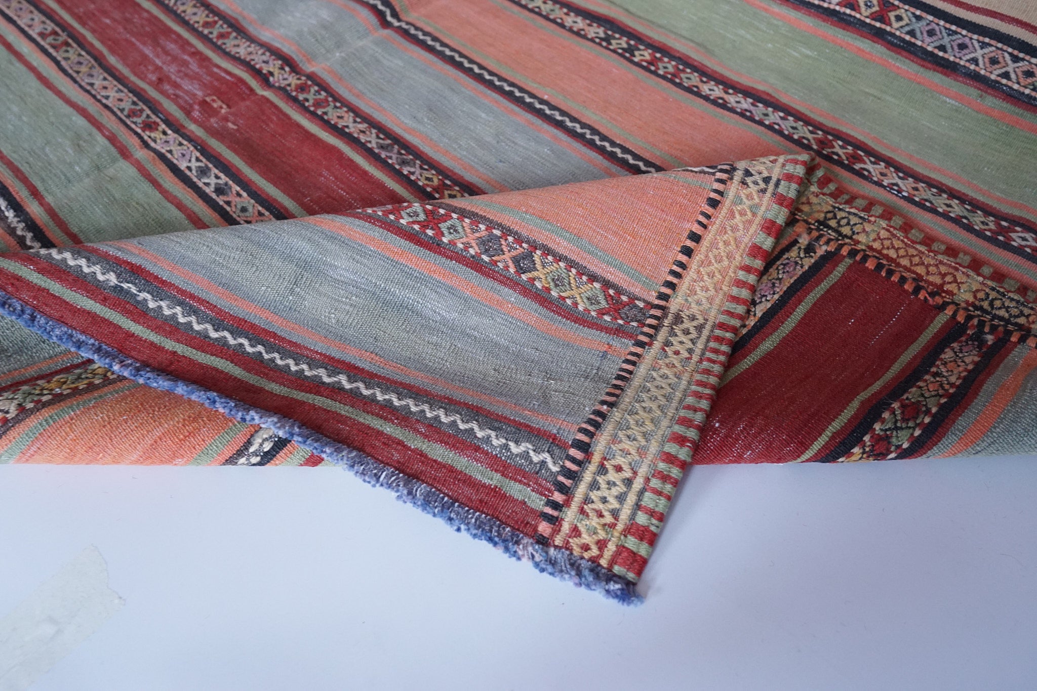 Sivas Vintage Kelim 365x170 cm. Wolle / Baumwolle. Anatolian Soul No. 109
