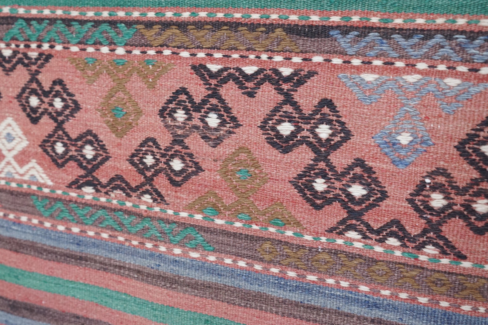 Vintage Kelim 293 x 160 cm. 100% Wolle. Anatolian Soul No. 95