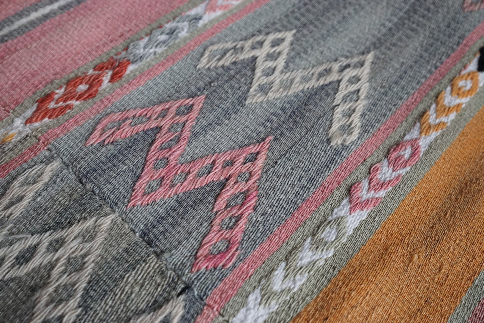 Handgewebter Kelim, 223 x 172 cm. Vintage. Anatolian Soul No. 94