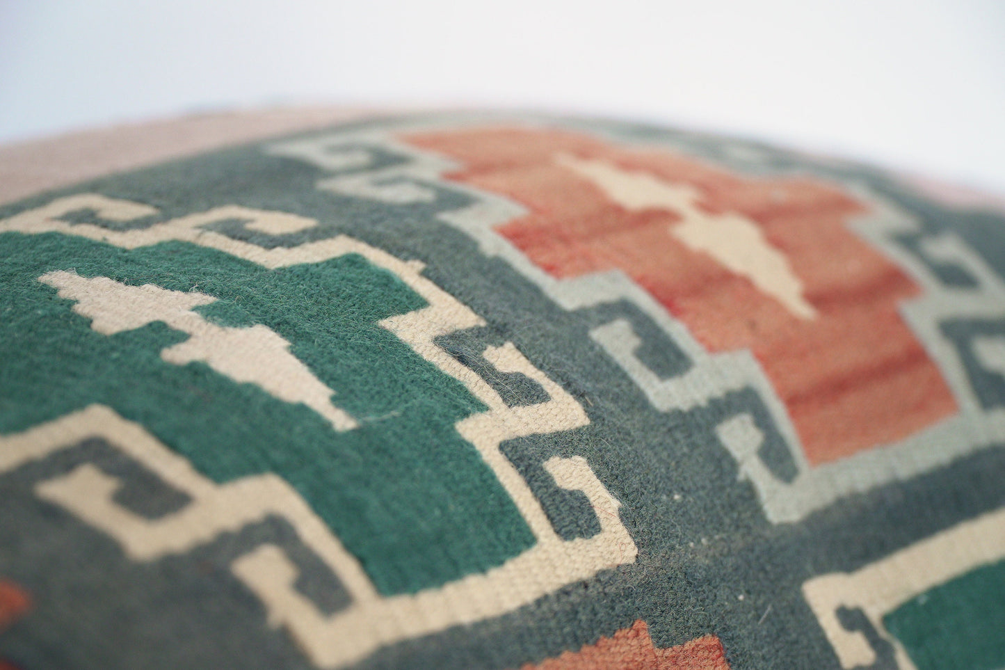 Kelim Kissen 60x40 cm - Vintage Kissenbezug Boho Kissen