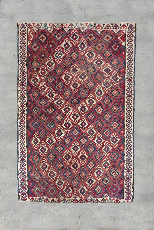Kurdischer Kelim aus Van in Ostanatolien, ca. 212 x 137 cm.