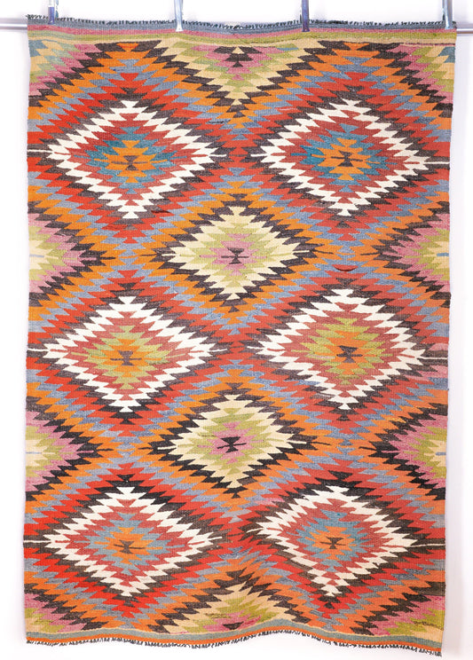 Kelim aus Acipayam in 190 x 135 cm - Vintage Kilim