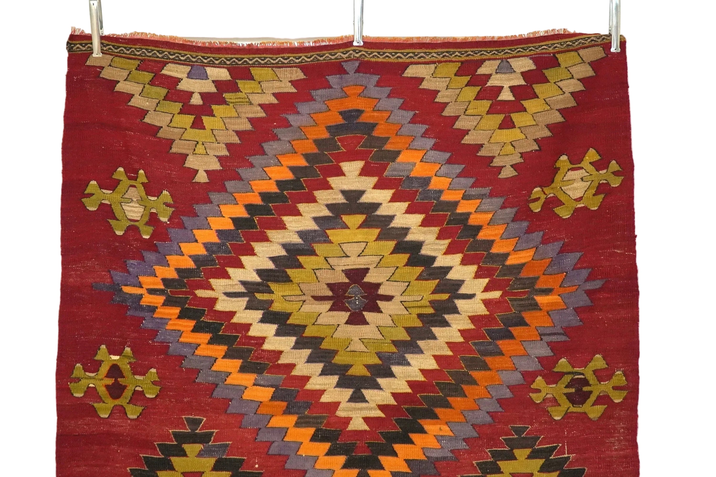 Vintage Kelim aus Zentralanatolien, 400 x 155 cm. Schafwolle. Anatolian Soul No. 99