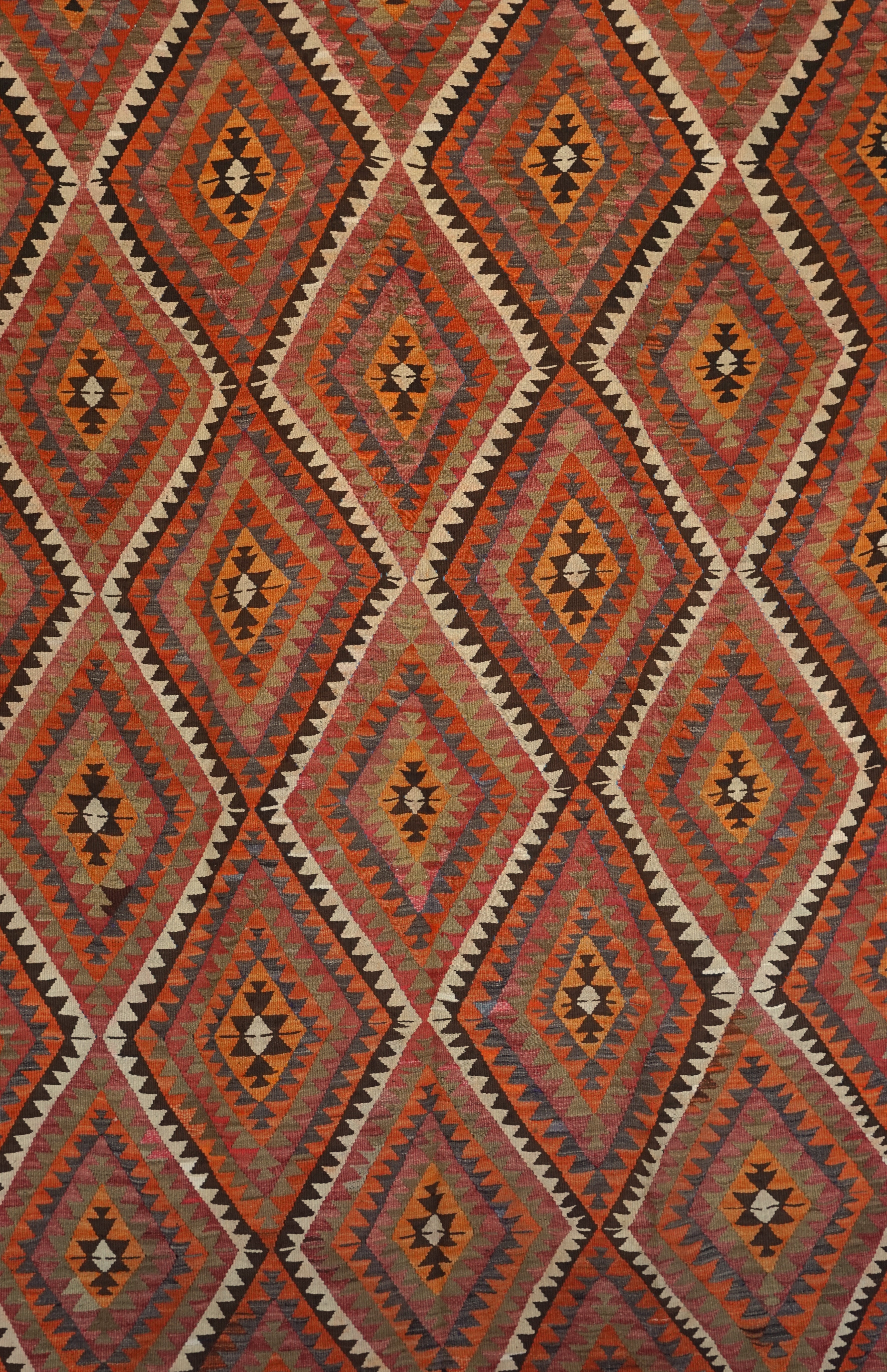 Vintage Kelim aus Mut - handgewebter Teppich, Wolle 315 x 174 cm. Anatolian Soul No. 108