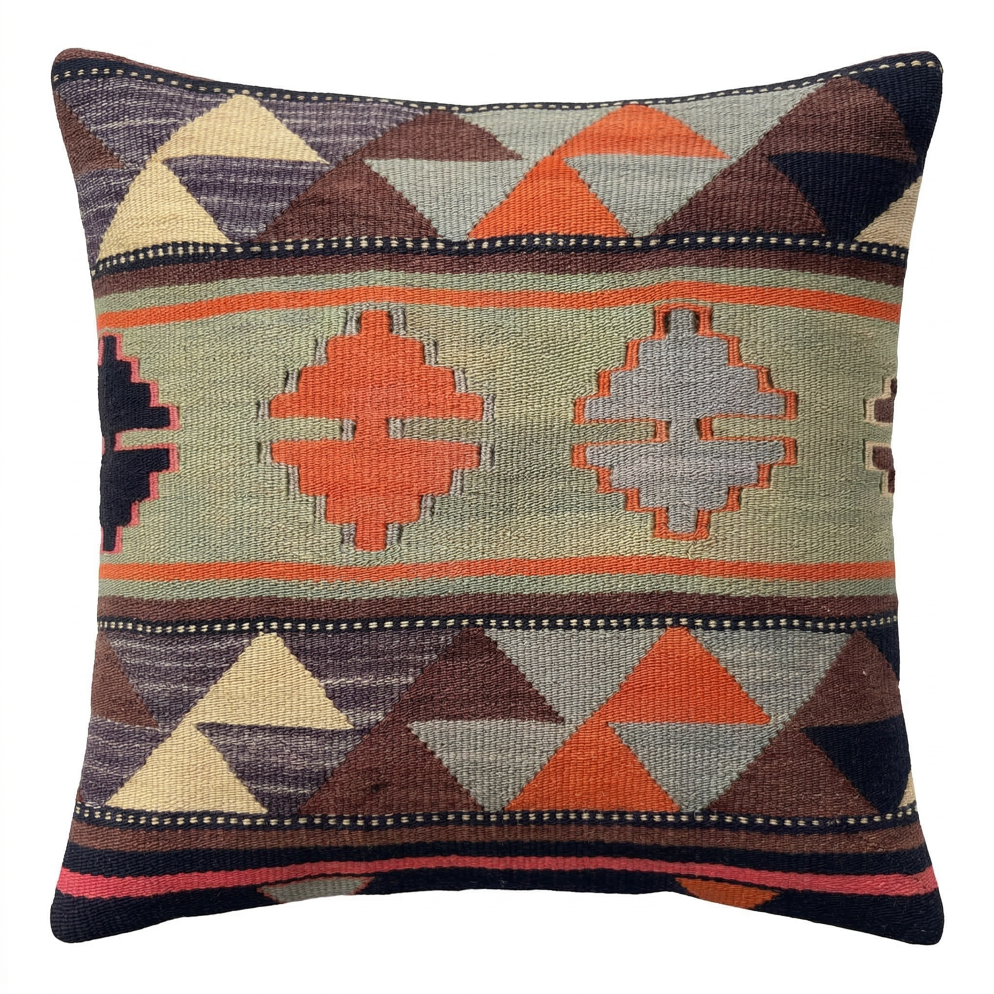 Kilim cushion 40 x 40 cm - finest wool