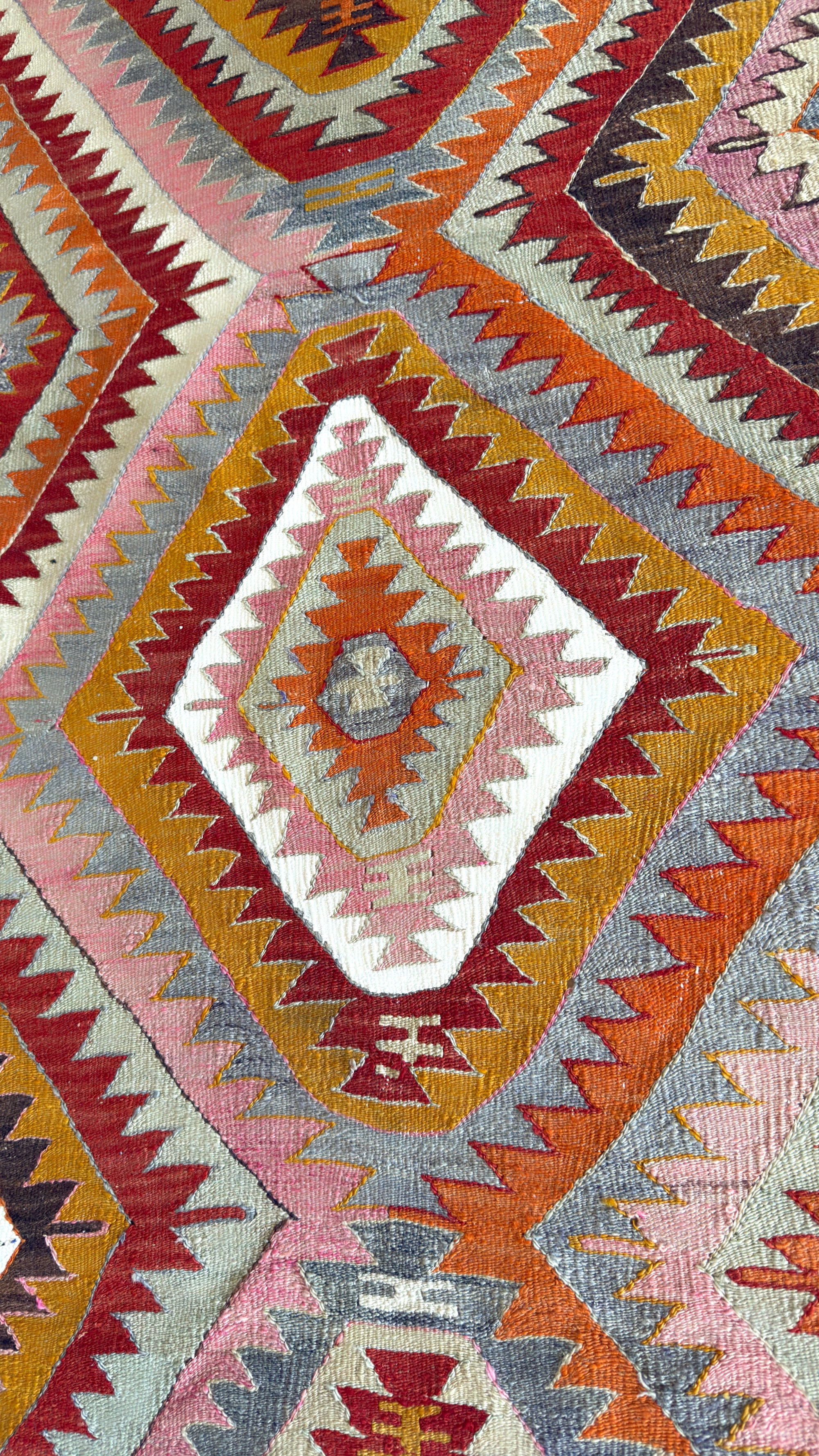 Vintage Kelim Esme – handgewebter Teppich, Wolle, 280 × 170 cm - Anatolian Soul No. 116