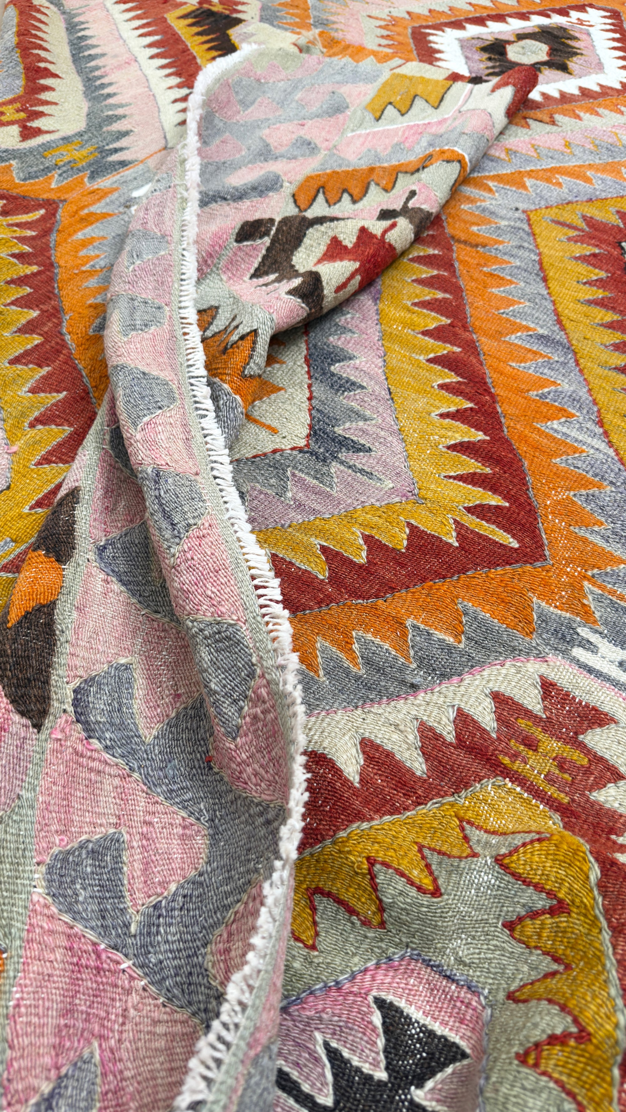Vintage KELIM TAVAS – HANDGEWEBTER TEPPICH, WOLLE, 280 × 170 CM - ANATOLIAN SOUL NO. 116