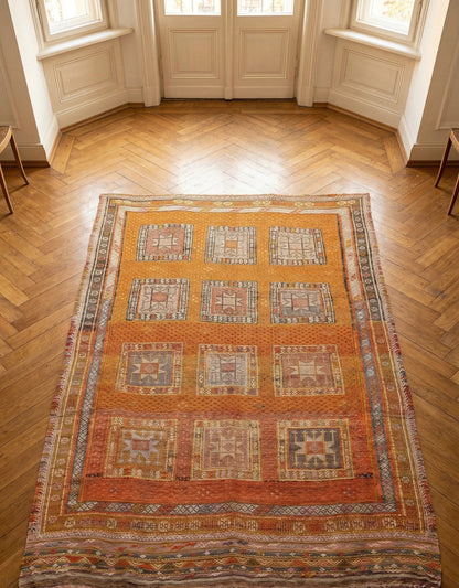 Cicim Kelim aus Fethiye 260 × 157 cm. Vintage - Handgewebt aus Wolle