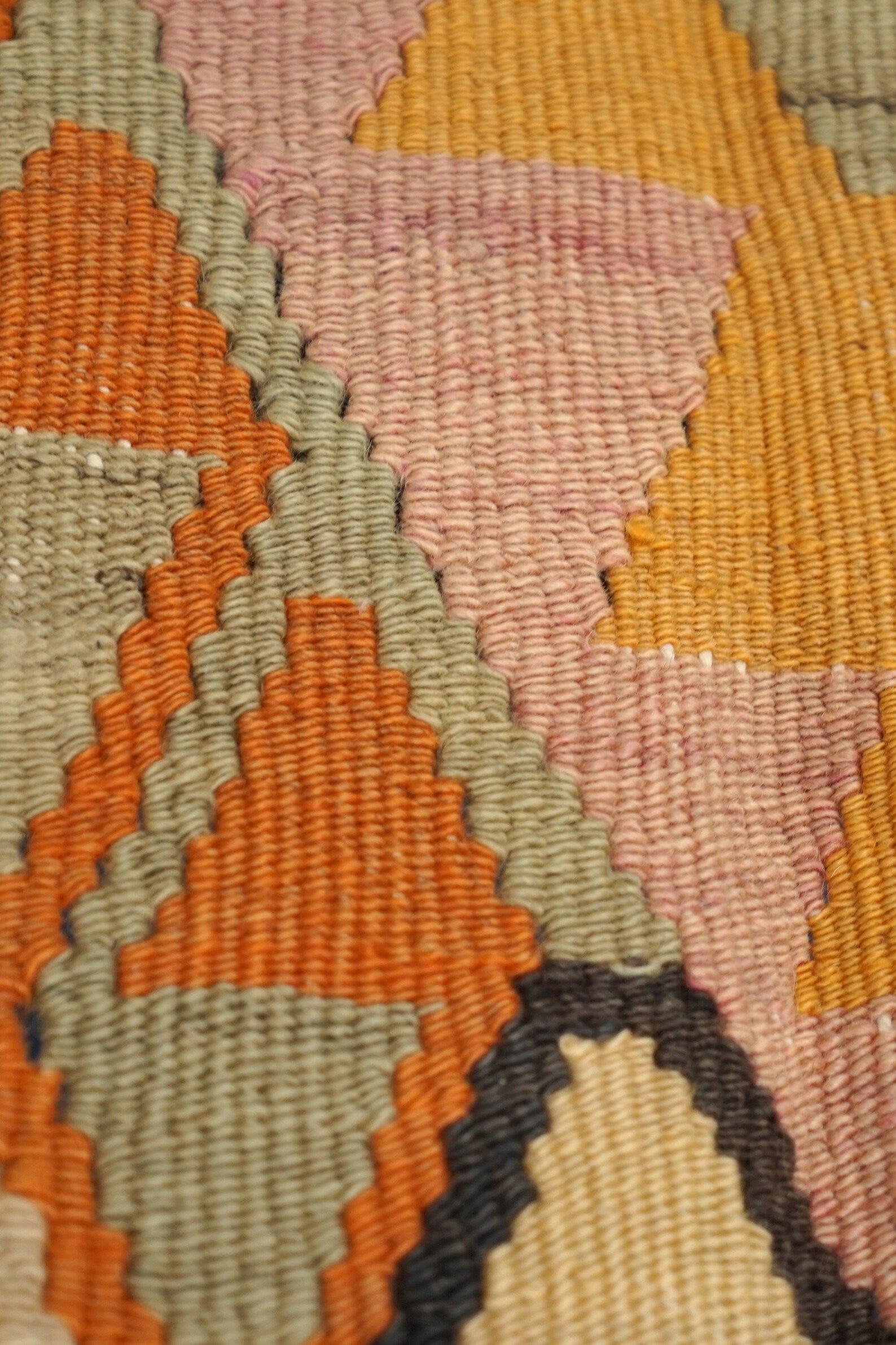 Vintage Kelim aus Antalya – handgewebter Teppich, Wolle, 360 × 160 cm. Anatolian Soul No. 87