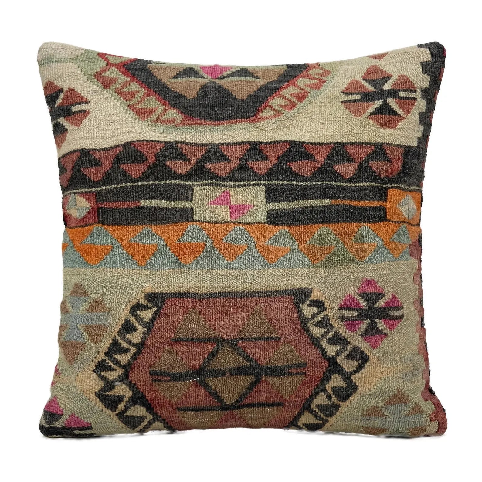 Kilim cushion 40 x 40 cm - finest wool