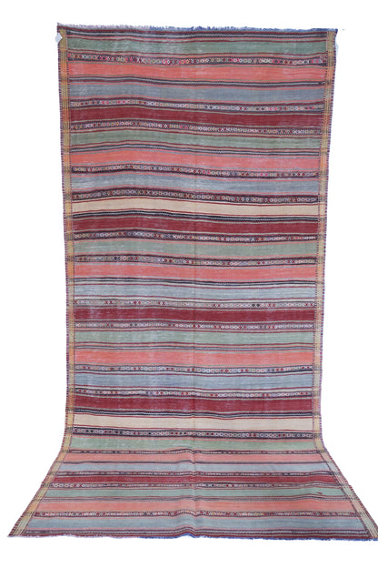 Sivas Vintage Kelim 365x170 cm. Wolle / Baumwolle.