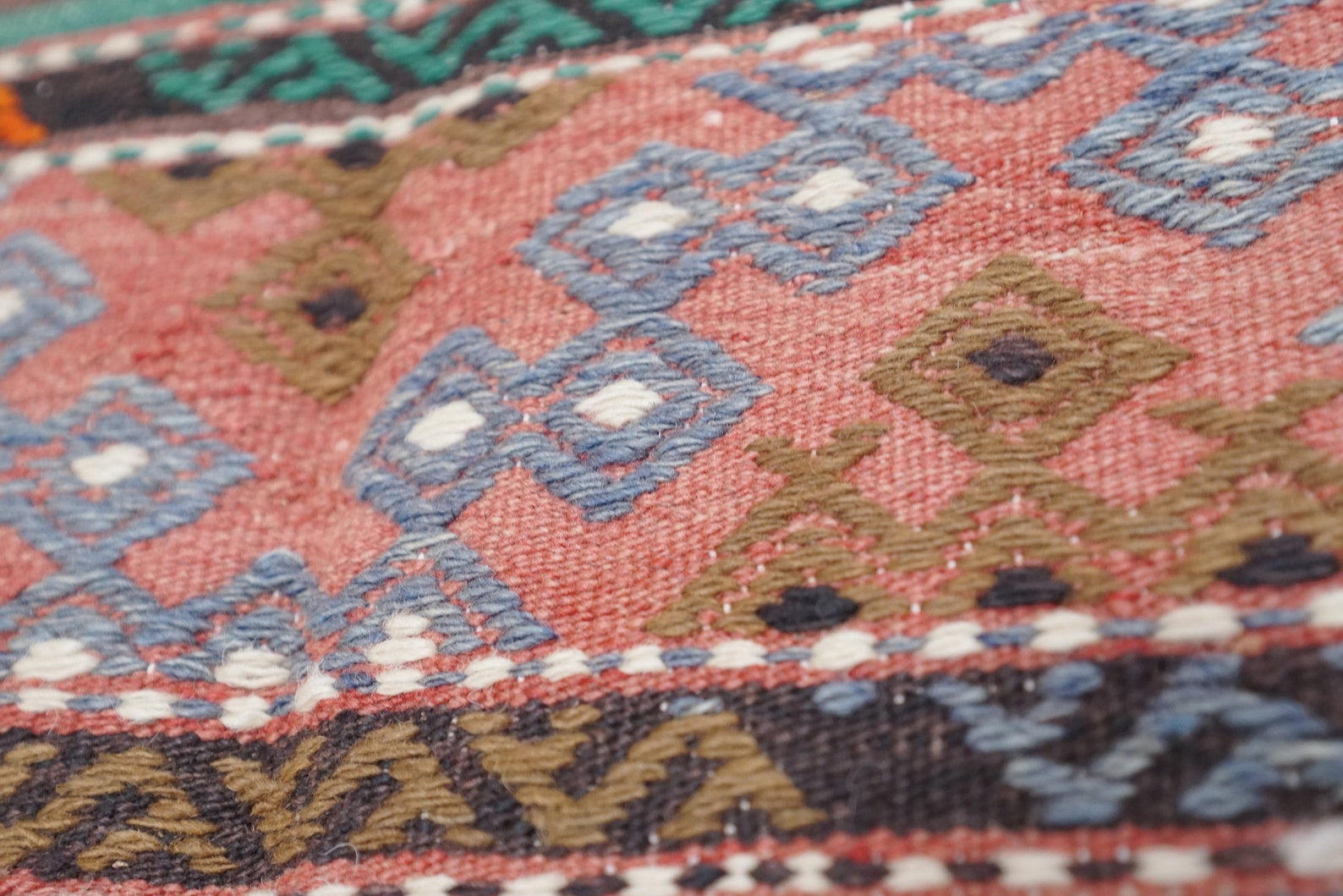 Vintage Kelim 293 x 160 cm. 100% Wolle. Anatolian Soul No. 95