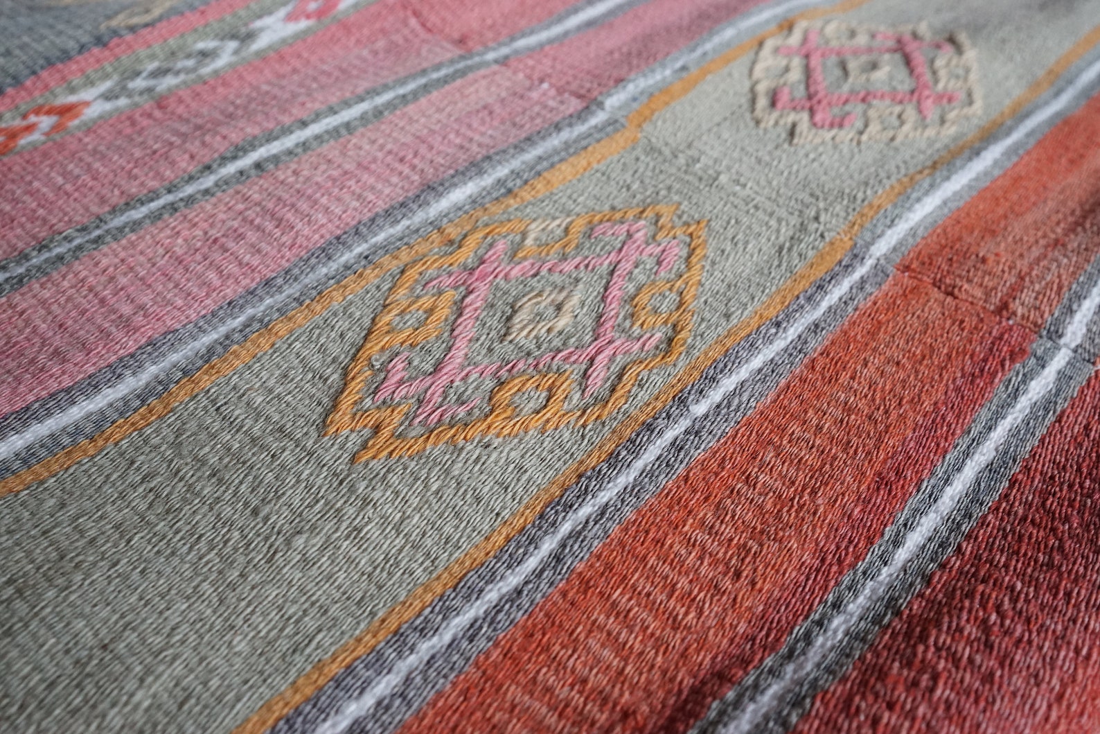 Handgewebter Kelim, 223 x 172 cm. Vintage. Anatolian Soul No. 94