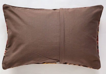 Kelim Kissen 60x40 cm Vintage Kelimkissen Handgewebt.  Kissenbezug Boho Kissen Pillow Sitzkissen