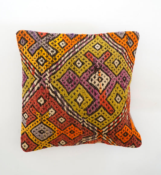 Kelim Kissen 40x40 cm Kissenbezug Sitzkissen, Zierkissen