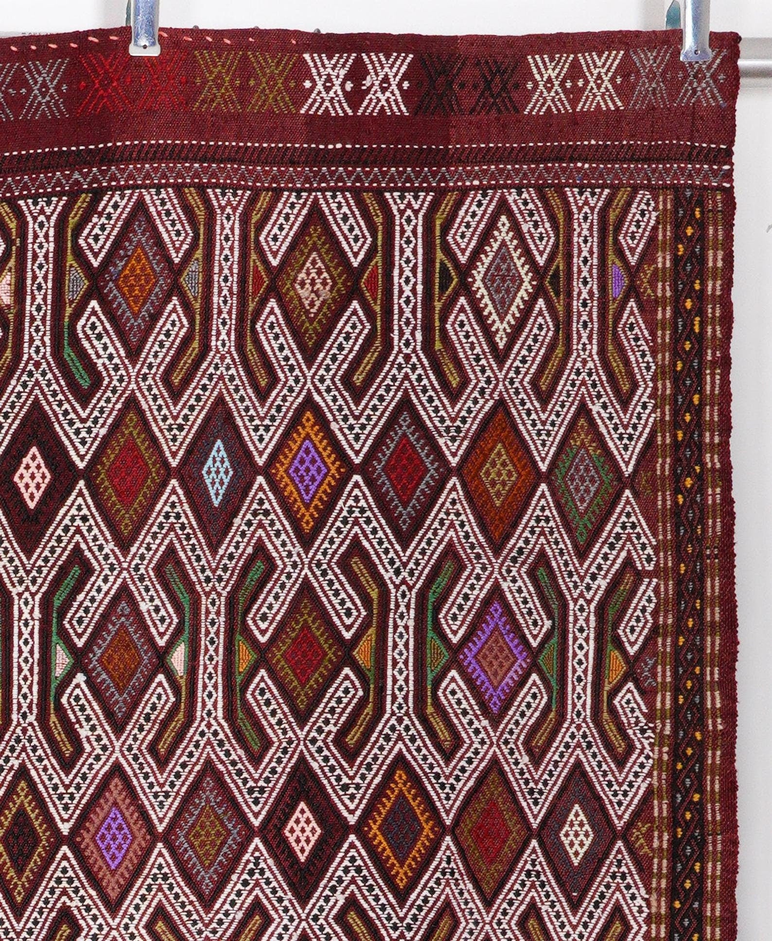 Brocaded kilim 230 x 155 cm