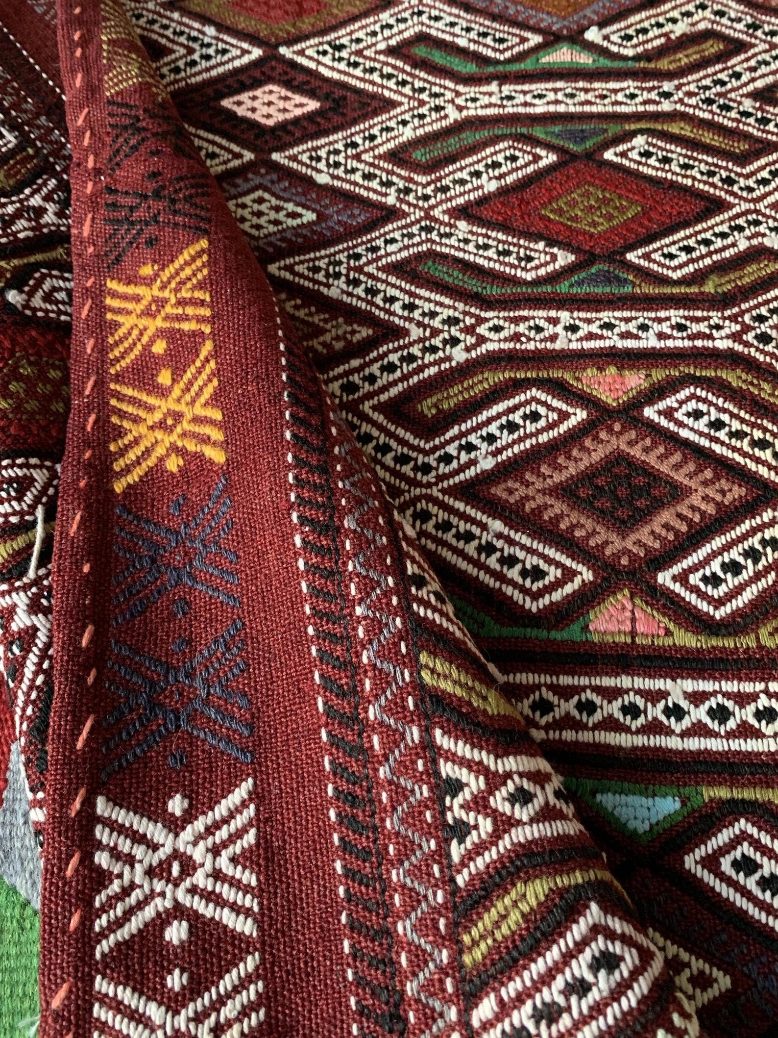 Brocaded kilim 230 x 155 cm