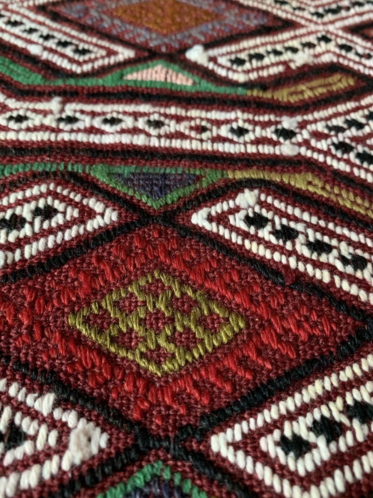 Brocaded kilim 230 x 155 cm