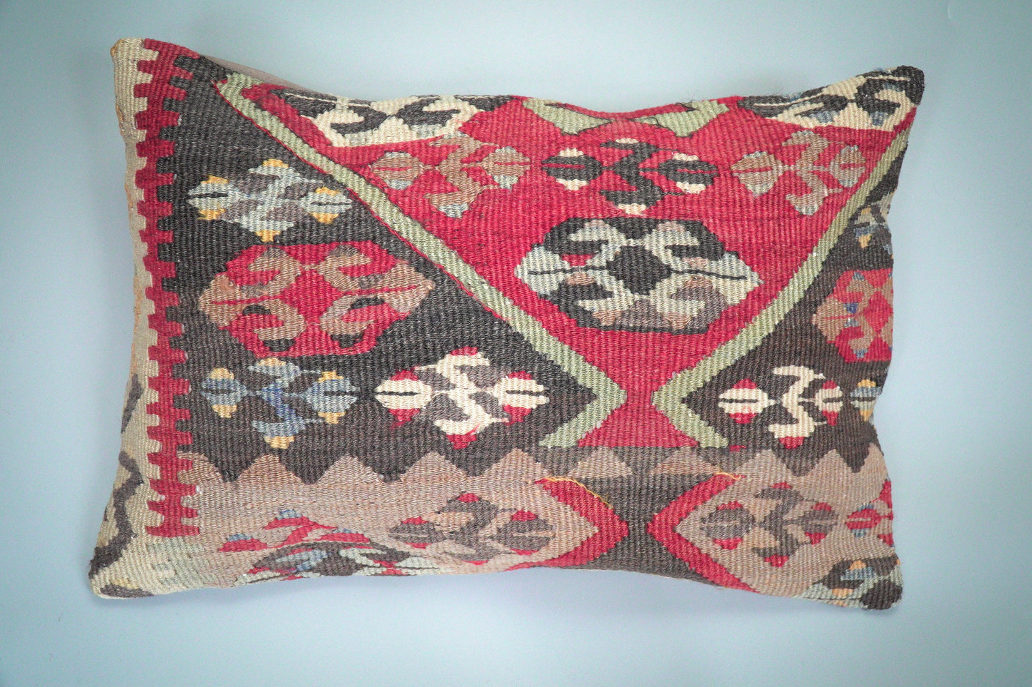 Kelim Kissen 60 x 40 cm - Vintage Kissenbezug Boho Kissen