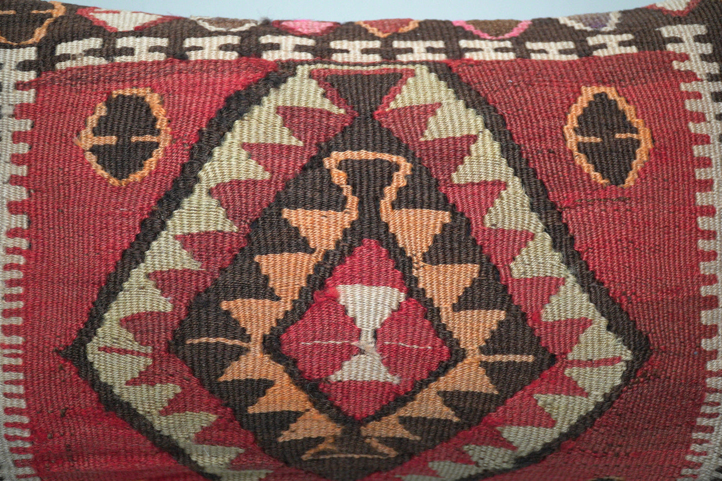 Kelim Kissen 50 x 30 cm - Vintage Kissenbezug Boho Kissen