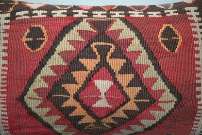 Kelim Kissen 50 x 30 cm - Vintage Kissenbezug Boho Kissen