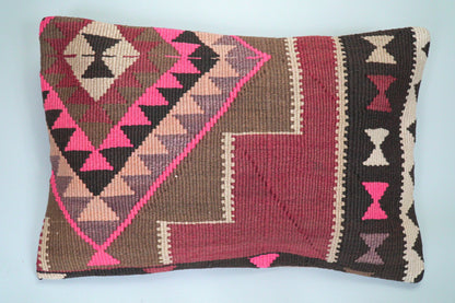 Kelim Kissen 60x40 cm - Vintage Kissenbezug Boho Kissen