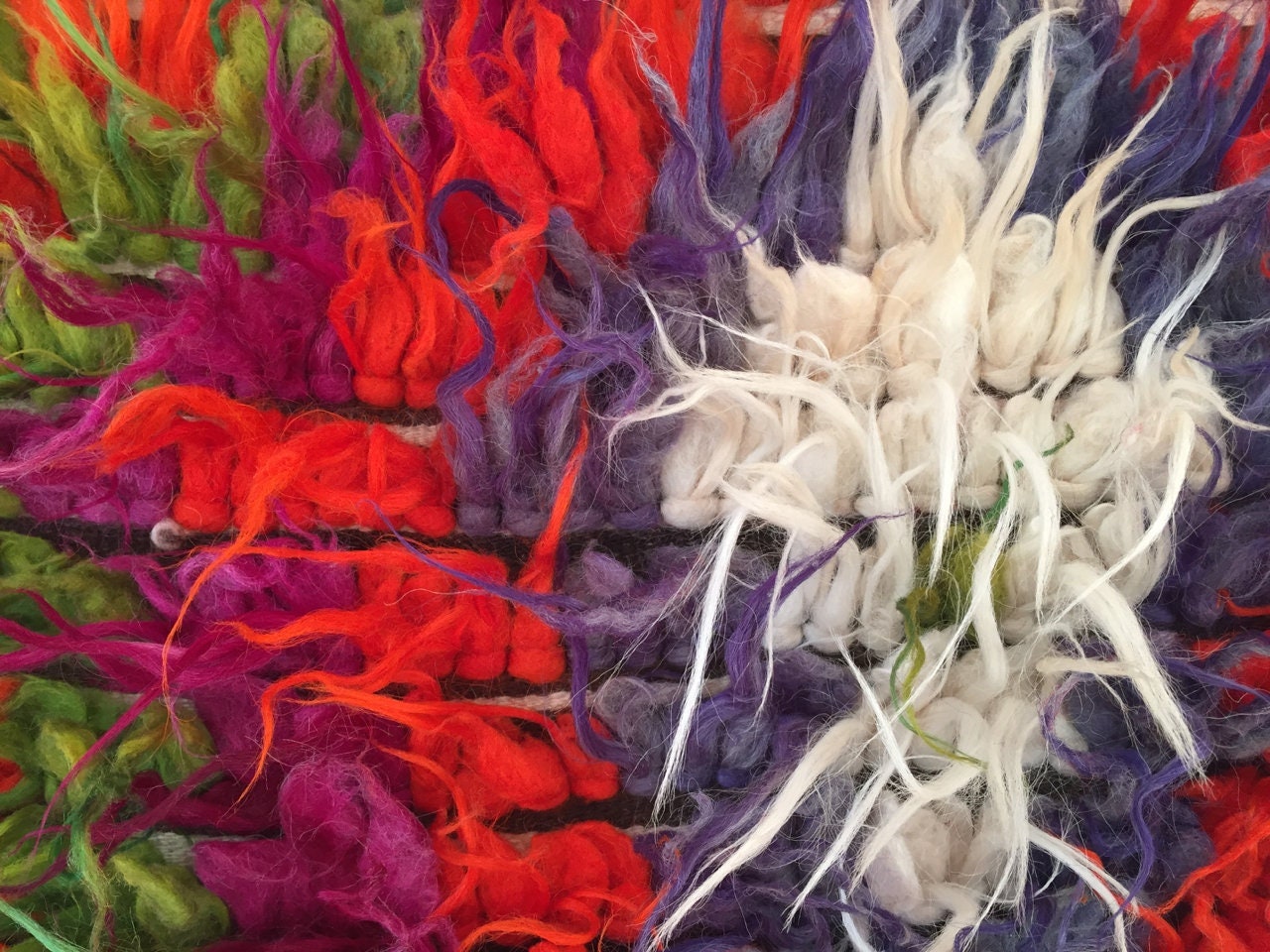 Nomadic Tulu / Tülü kilim from Central Anatolia 180 x 120 cm.