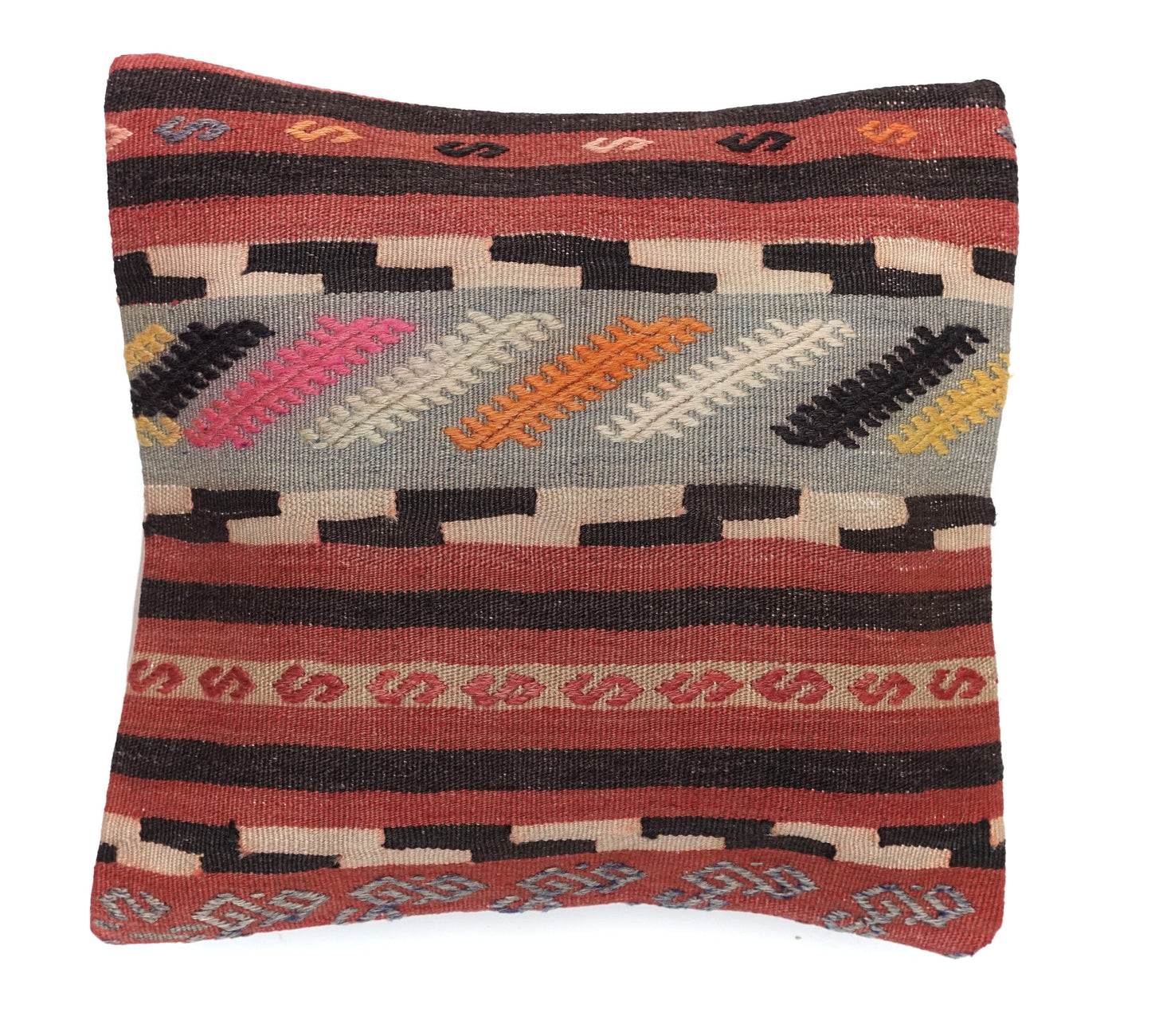 40x40 cm Kelim Kissen - Unikat