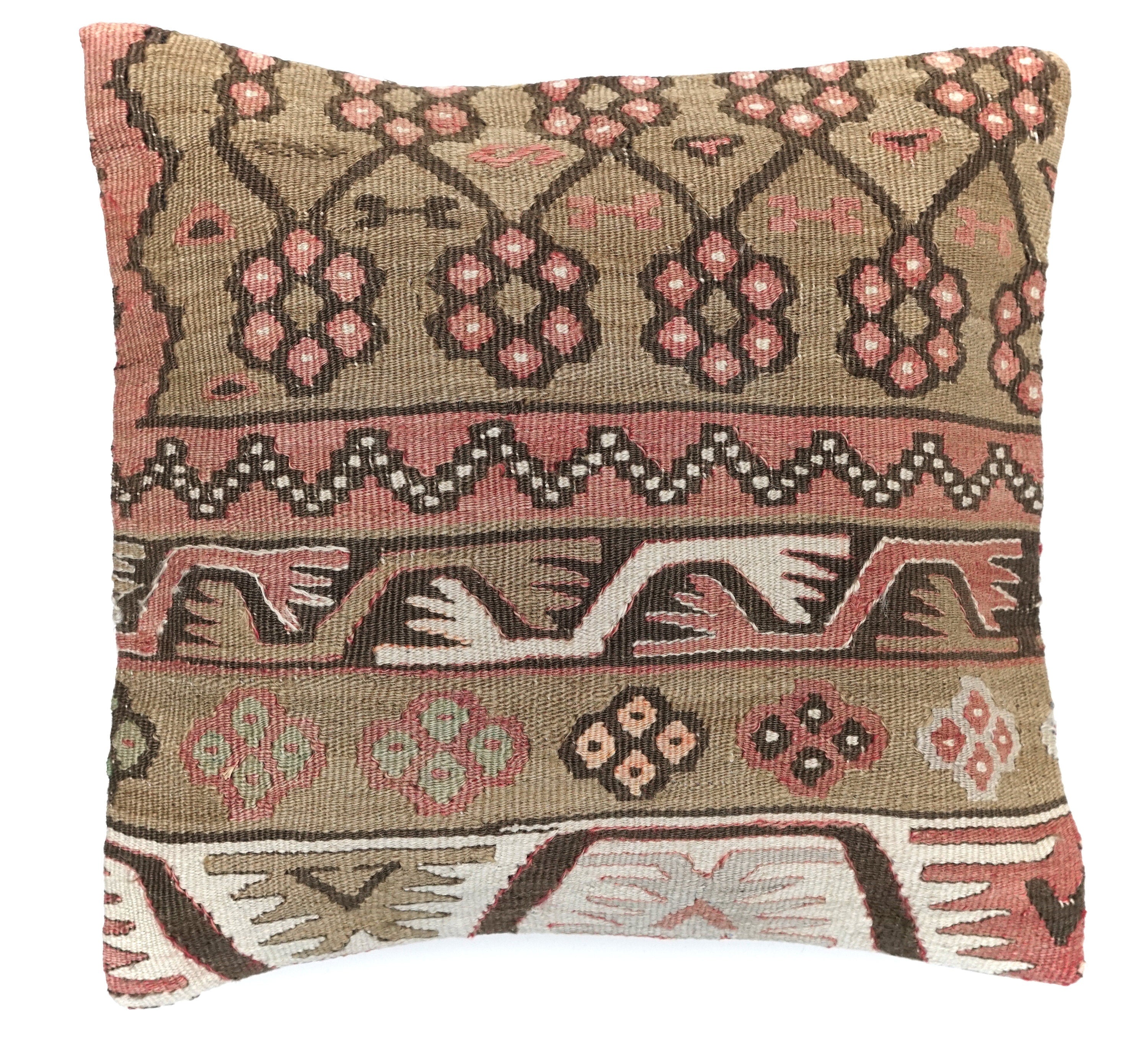 Kilim cushion 40 x 40 cm - finest wool